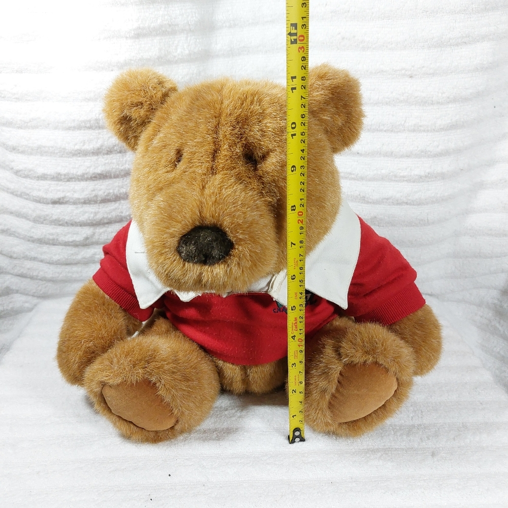 Vintage Lands End Rugby Gund Bear Plush 1995 Limited Edition Brownie Muldoon - Picture 7 of 8
